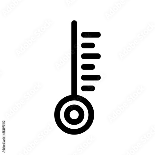 thermometer icon or logo isolated sign symbol vector illustration - high-quality black style vector icons
