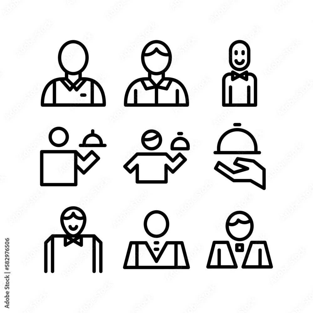 waiter icon or logo isolated sign symbol vector illustration - high-quality black style vector icons
waiter icon or logo isolated sign symbol vector illustration - high-quality black style vector icons