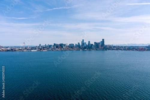 Seattle Skyline   Elliot Bay