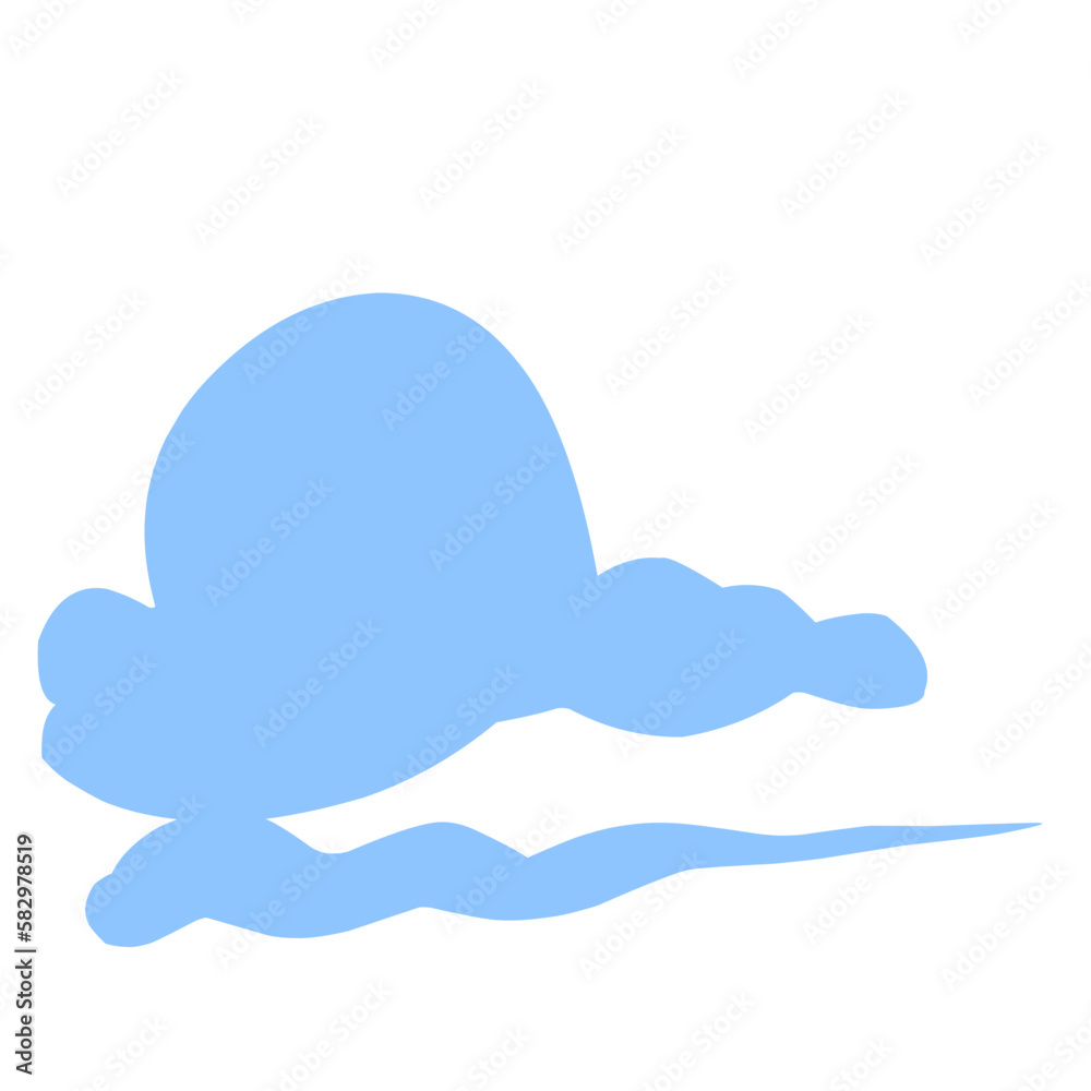 Cloud flat design illustration Cloud flat design illustration