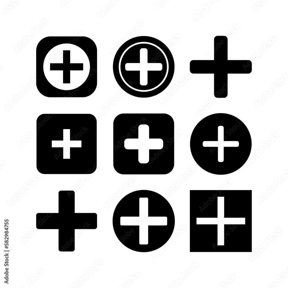 add icon or logo isolated sign symbol vector illustration - high quality black style vector icons
