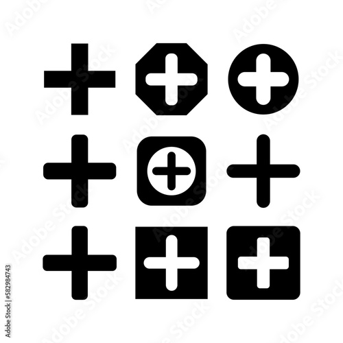 add icon or logo isolated sign symbol vector illustration - high quality black style vector icons 