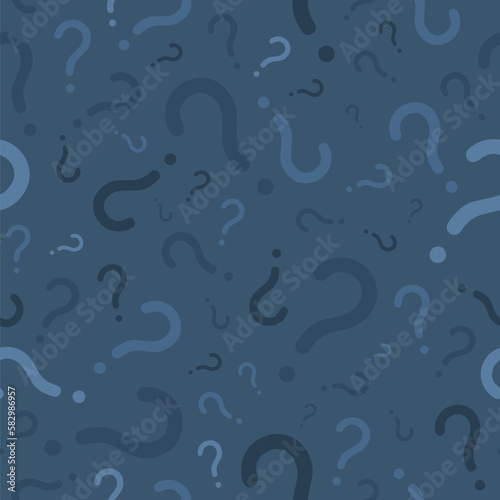 Social media online poll seamless vector background
