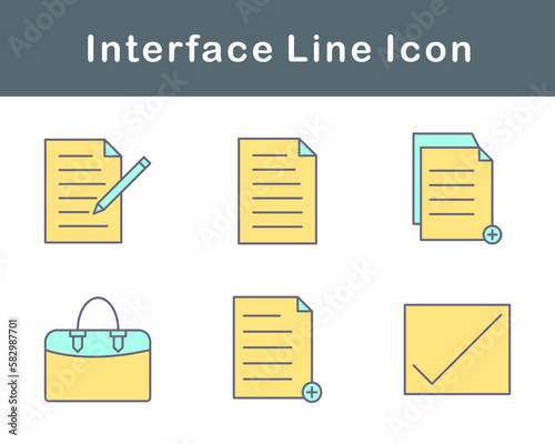 Interface Vector Icon Set