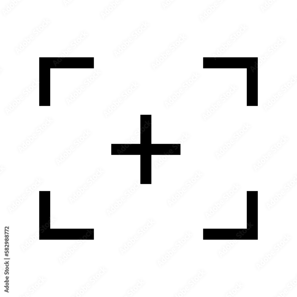 Fototapeta premium focus icon or logo isolated sign symbol vector illustration - high quality black style vector icons 