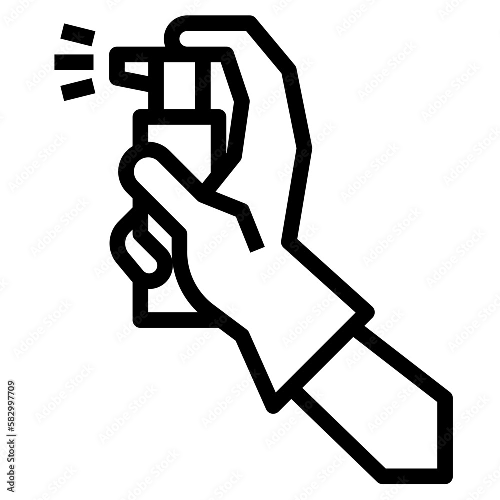 spray line icon style spray line icon style