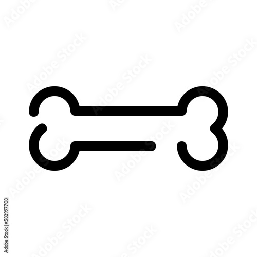 bone icon or logo isolated sign symbol vector illustration - high quality black style vector icons 