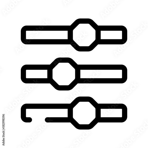 Adjust Icon Vector Symbol Design Illustration