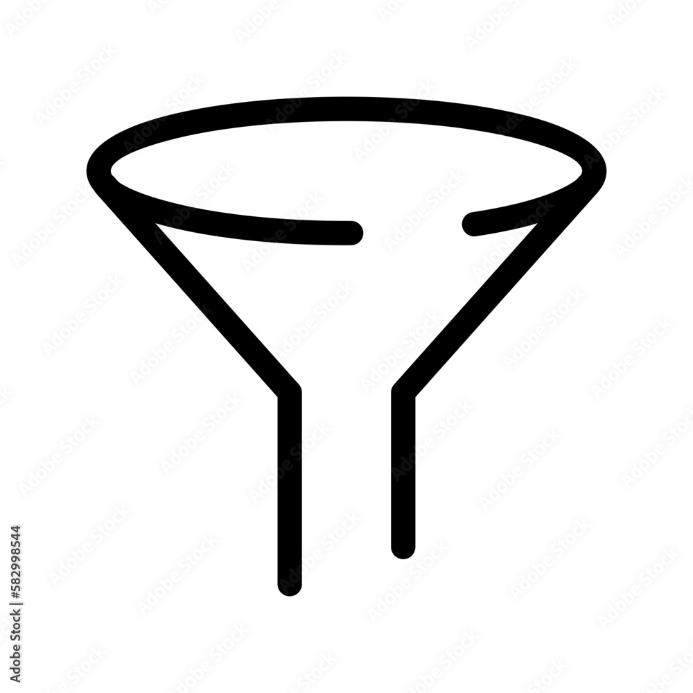Funnel Icon Vector Symbol Design Illustration Funnel Icon Vector Symbol Design Illustration