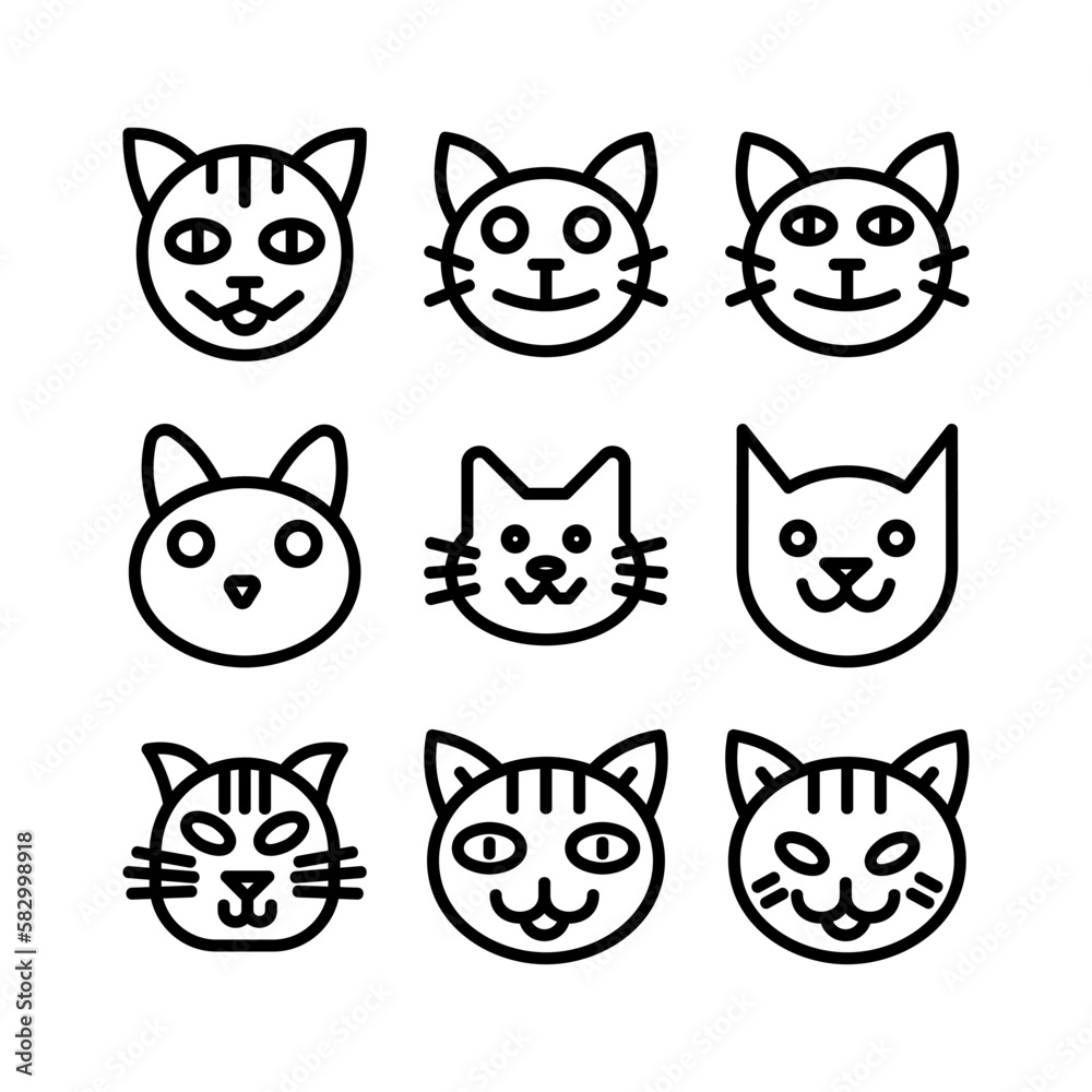 cat icon or logo isolated sign symbol vector illustration - high quality black style vector icons
