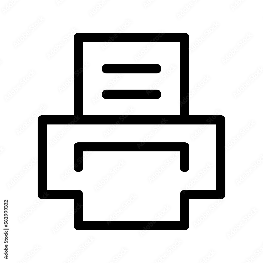 Printer Icon Vector Symbol Design Illustration Printer Icon Vector Symbol Design Illustration