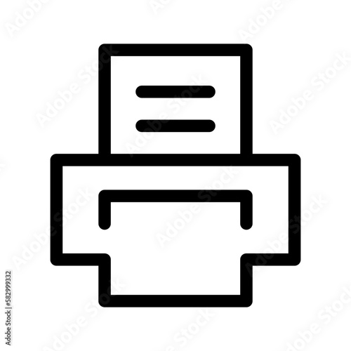 Printer Icon Vector Symbol Design Illustration