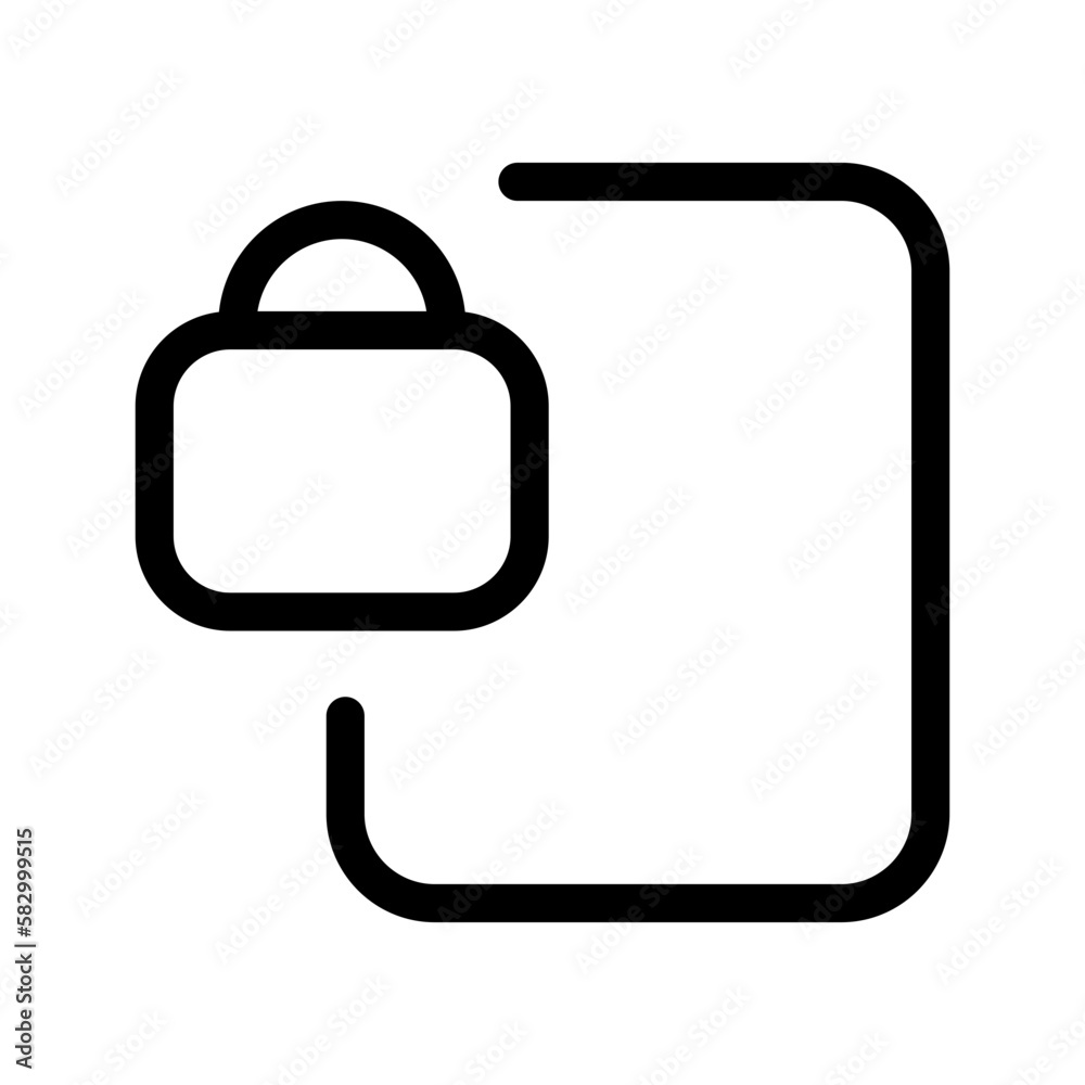 Lock Door Icon Vector Symbol Design Illustration Lock Door Icon Vector Symbol Design Illustration