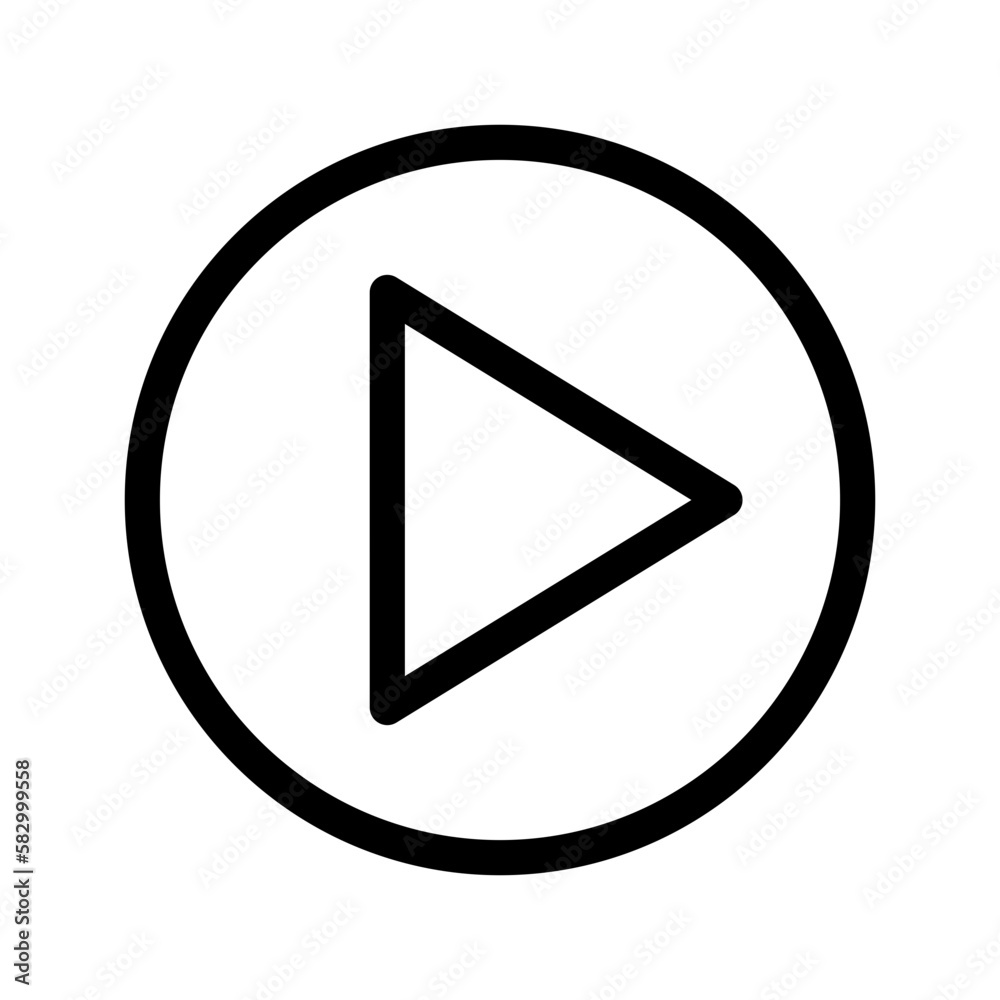 Play Icon Vector Symbol Design Illustration Play Icon Vector Symbol Design Illustration