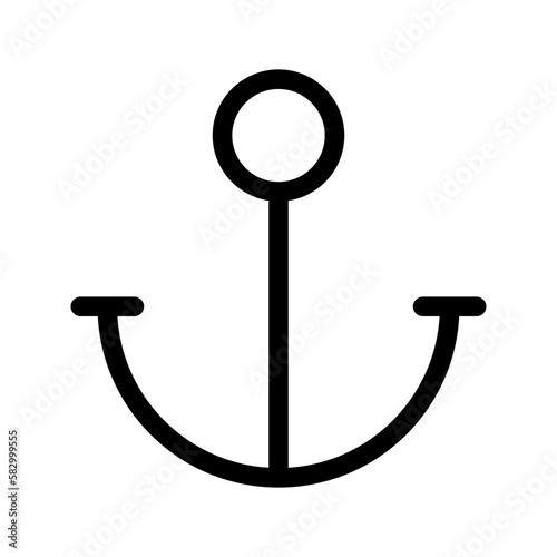 Anchor Icon Vector Symbol Design Illustration