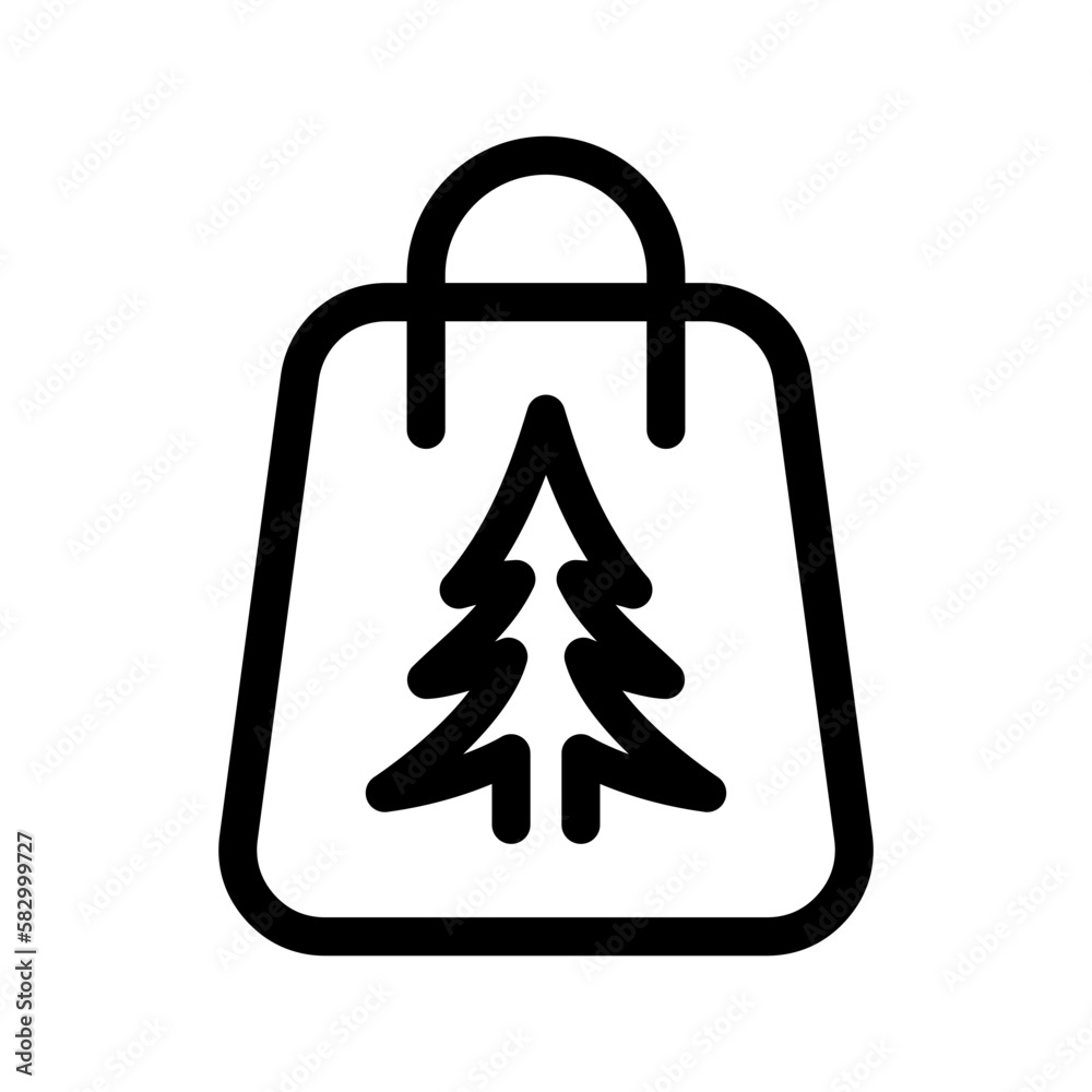 Christmas Shopping Icon Vector Symbol Design Illustration Christmas Shopping Icon Vector Symbol Design Illustration