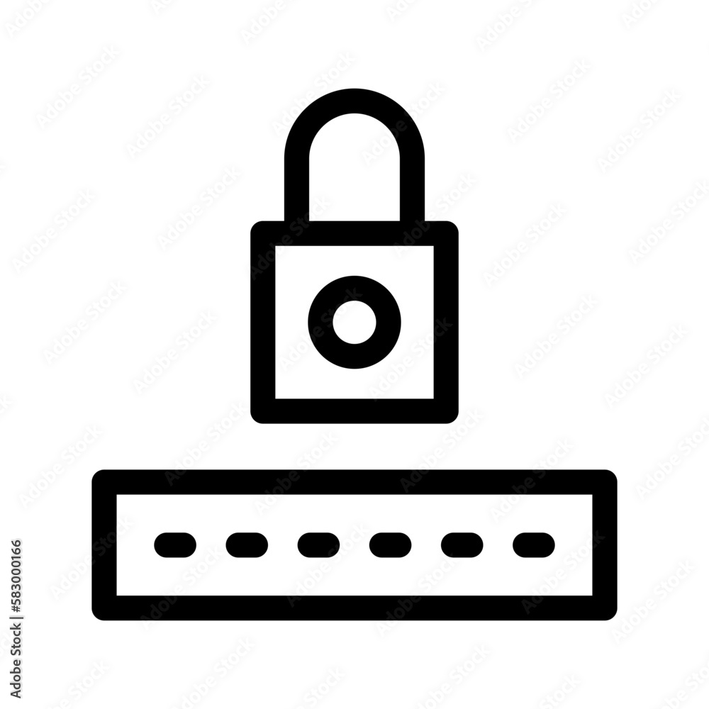 Password Icon Vector Symbol Design Illustration Password Icon Vector Symbol Design Illustration