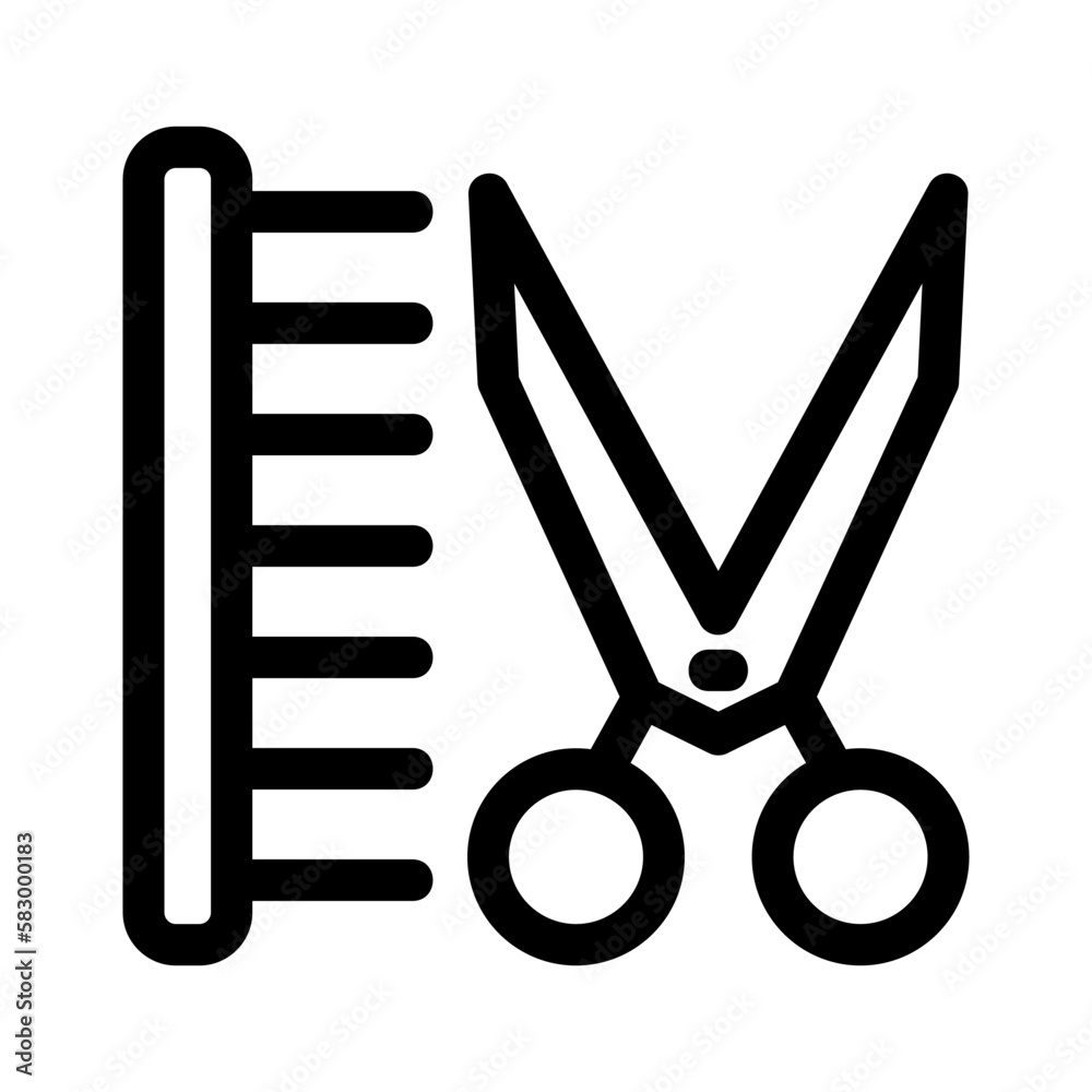 grooming icon or logo isolated sign symbol vector illustration - high quality black style vector icons
