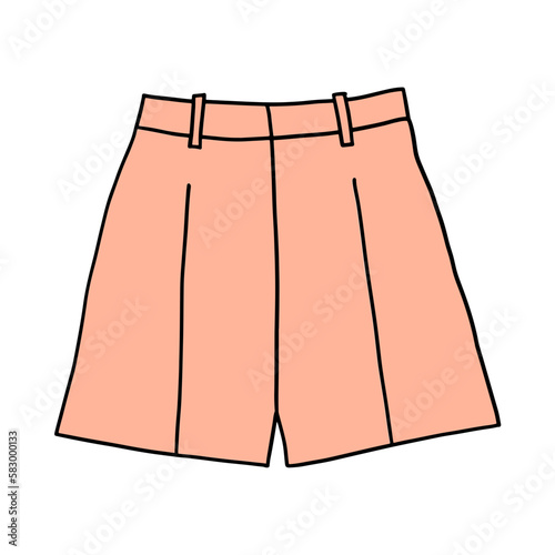 shorts hand drawn