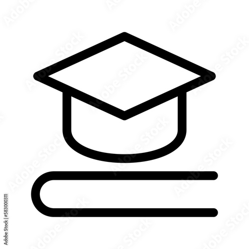 Academic Icon Vector Symbol Design Illustration