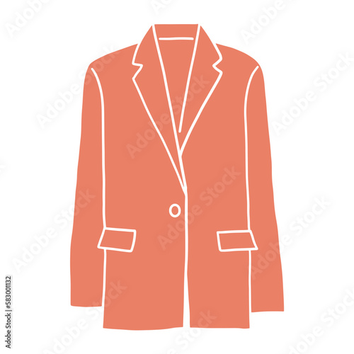 blazer jacket hand drawn