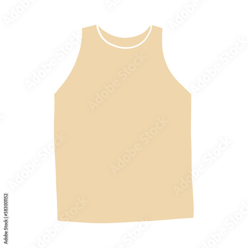 tank top hand drawn