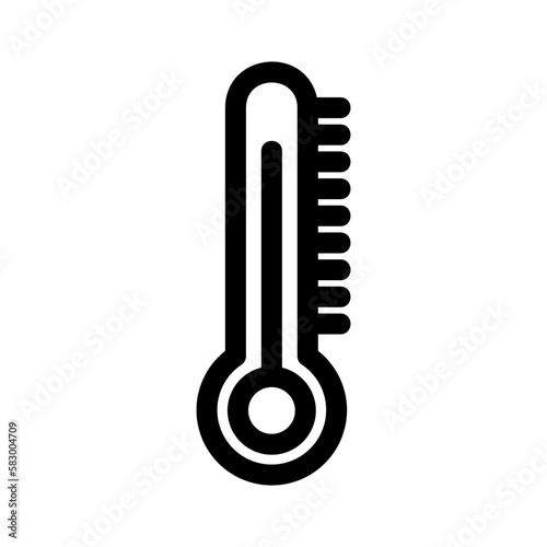 thermometer icon or logo isolated sign symbol vector illustration - high quality black style vector icons 