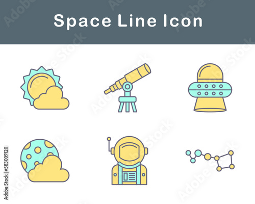 Space Vector Icon Set