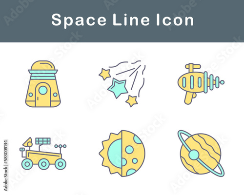 Space Vector Icon Set