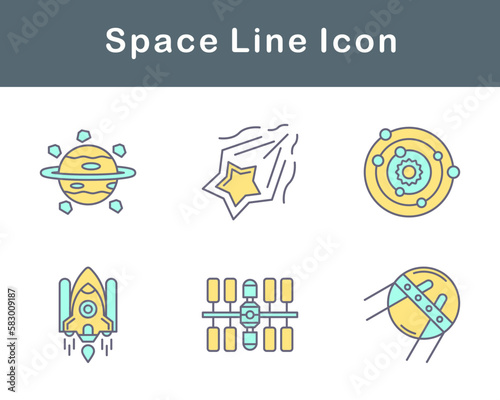 Space Vector Icon Set