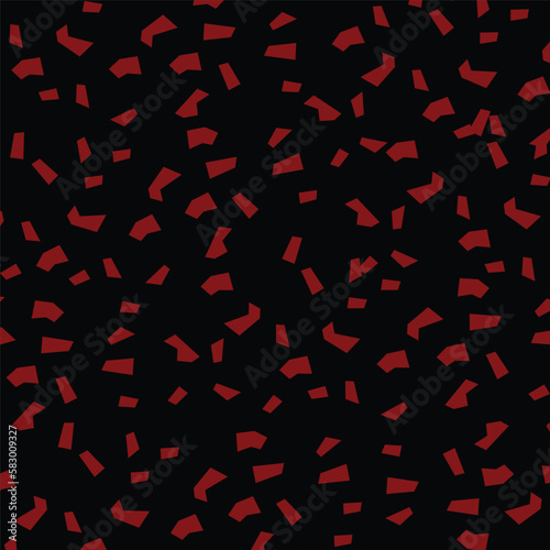 Red Black Pattern Paper. Seamless vector pattern
