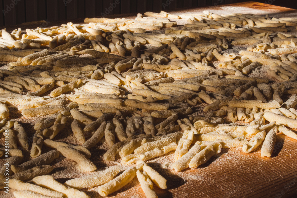 homemade pasta, cavatelli