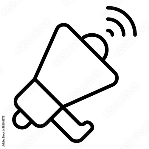 megaphon icon schwarz