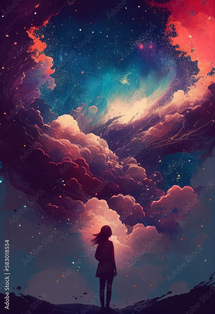 AI-generated dream sky AI-generated dream sky