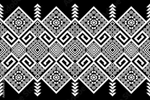 Seamless oriental geometric ethnic pattern for background or wallpaper. Carpet
