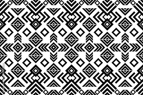 Seamless oriental geometric ethnic pattern for background or wallpaper. Carpet
