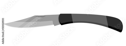 Jackknife. Cute jackknife isolated on white background. Vector illustration