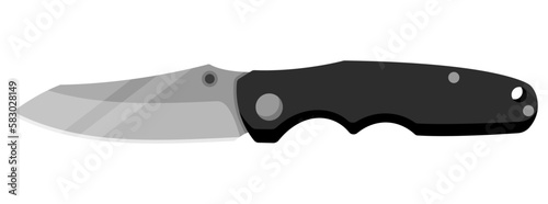 Jackknife. Cute jackknife isolated on white background. Vector illustration