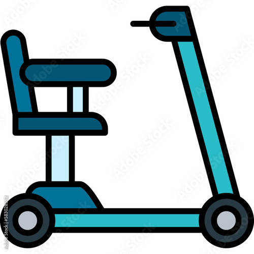 Mobility Scooter Icon