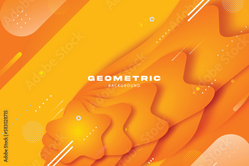 Gradient blob abstract shapes background. Colorful abstract background