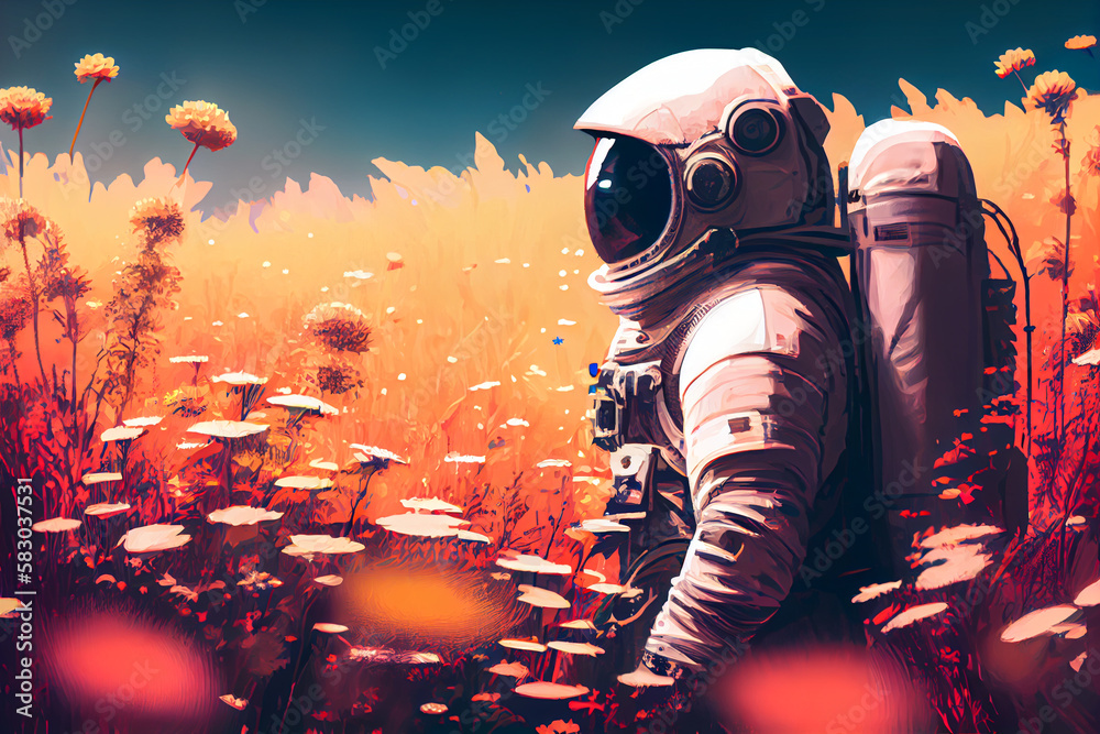 Astronaut Concept - Generative AI Astronaut Concept - Generative AI