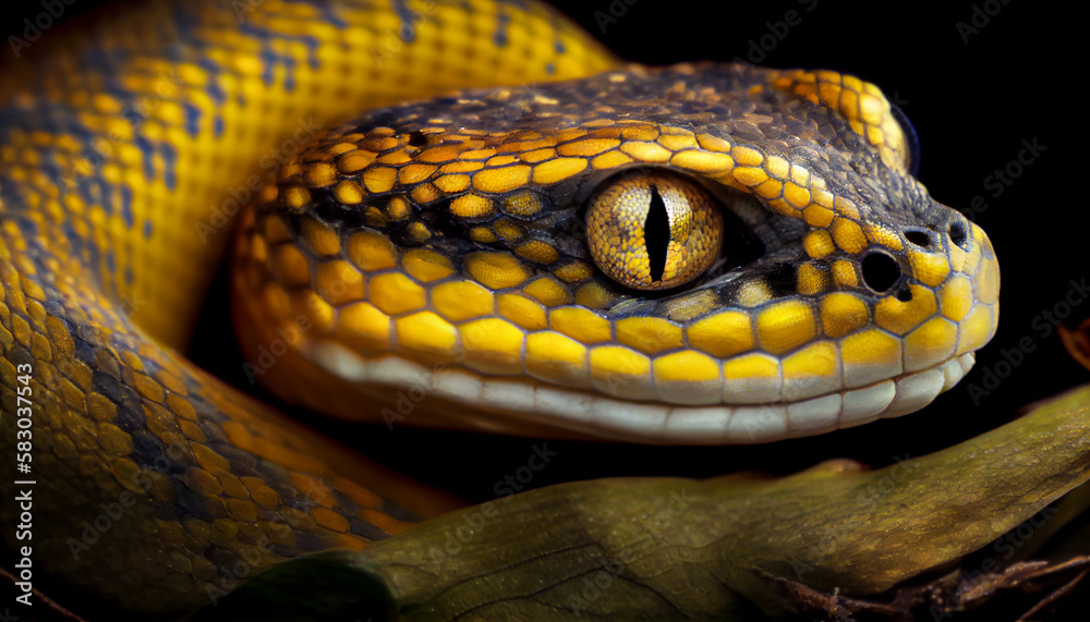 Elegant Snake - Generative AI Elegant Snake - Generative AI