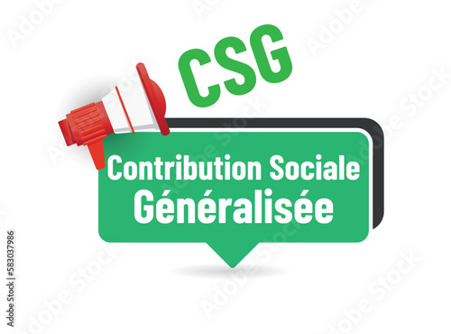 CSG - contribution sociale généralisée