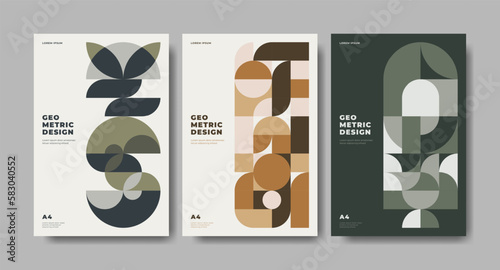 A set of cover background template.