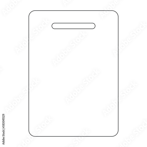 cutting board icon vektor