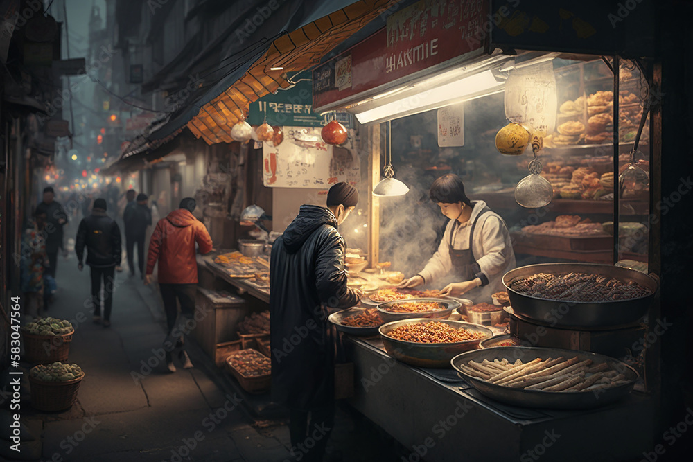 Korean street food's