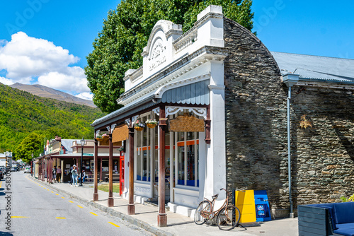 views of arrowntown main street, new zealand