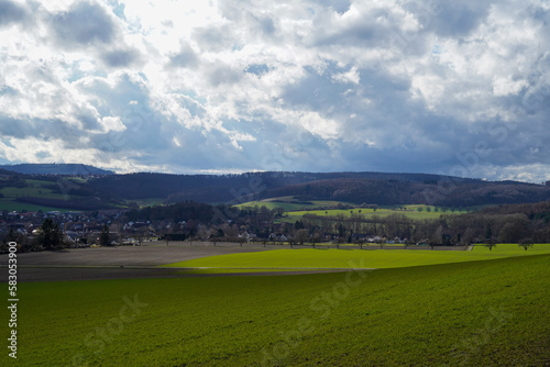 Idyllische Landschaft im Weserbergland