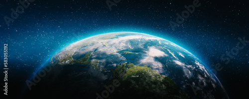 Planet Earth science map