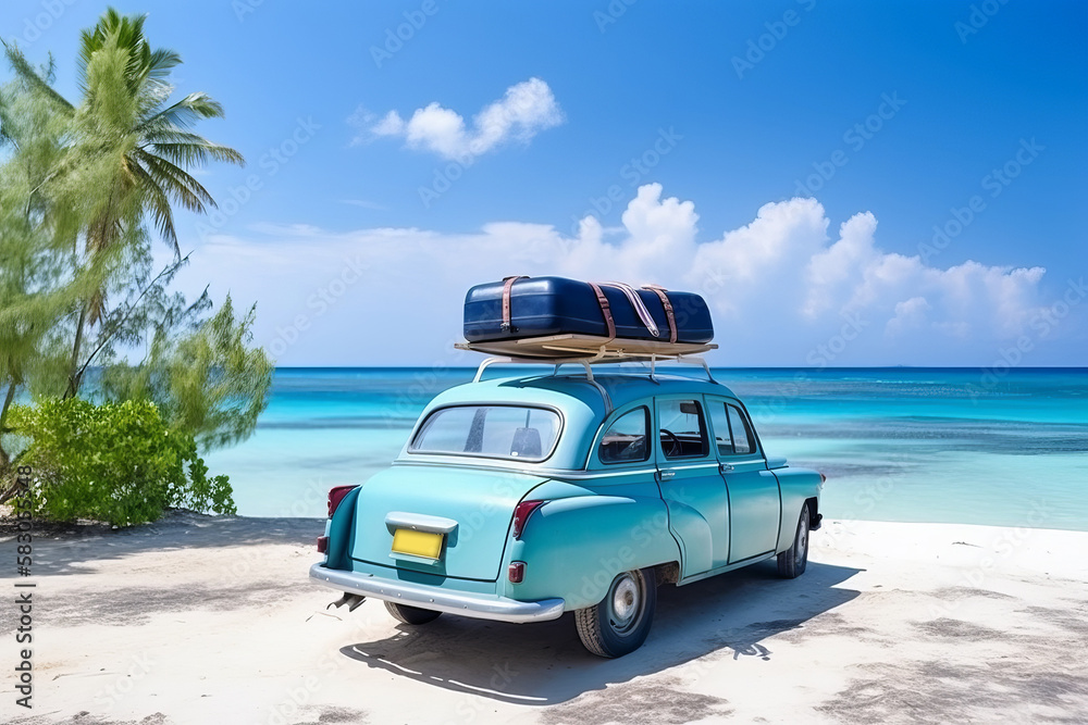 Vintage car luggage 2025